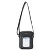 Coboca+ C26120 Aimer Shoulder Bag with Sticker Binder and Clear Pocket, BlackBlue, 16.5 X 20.5 X 5.5 Cm, 374g, Includes Sticker Sheet (Black)