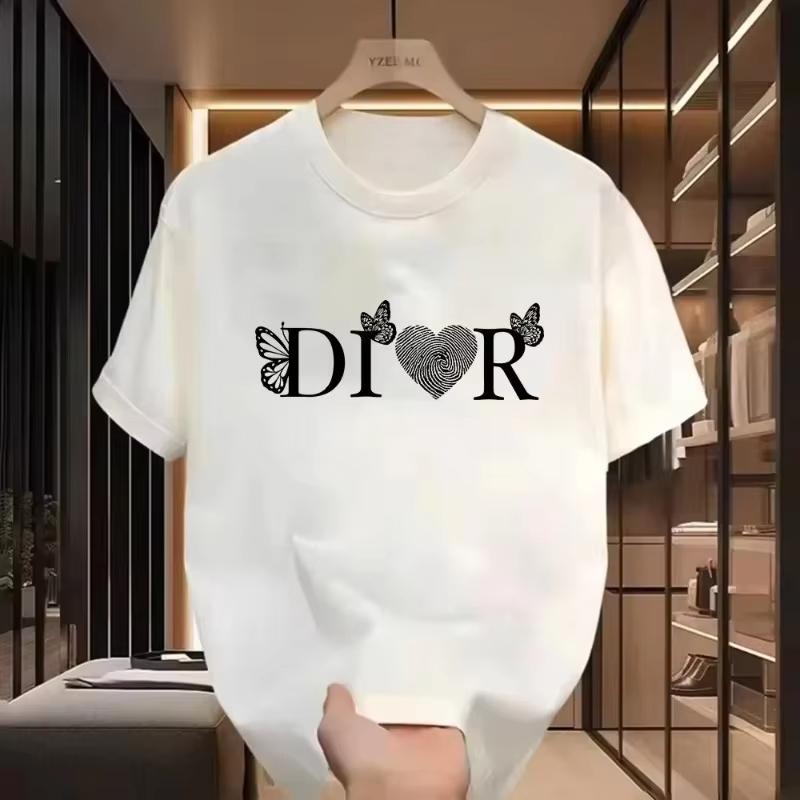 

2026 Женская повседневная футболка Харадзюку дизайнерская мужская и женская летняя осенняя и зимняя ретро принт модный пуловер S