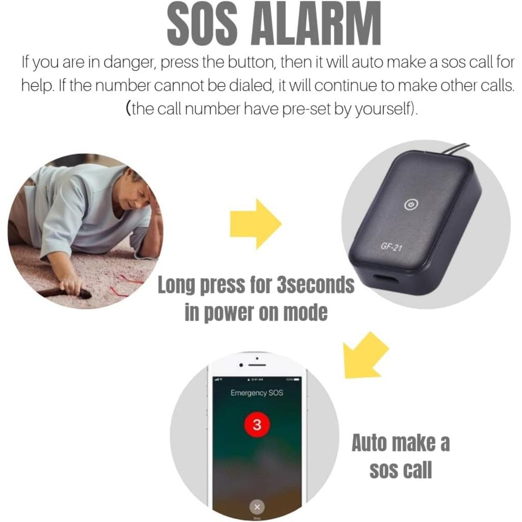 GPS Tracker- Mini Voice Activated Recorder Real Time Audio Recording WiFi/GSM