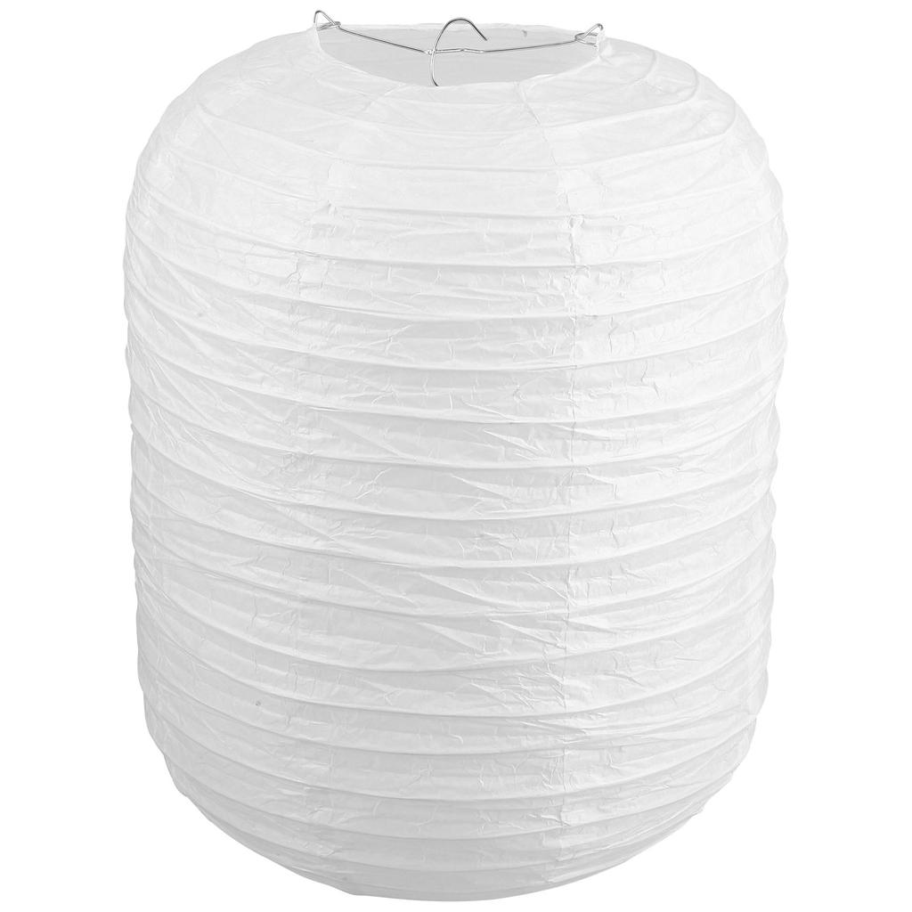 Paper Lantern Folding Lampshade Decorative Hanging Lamp Shade for Party Festival White Paper Lantern 20Cm Width 24Cm Height