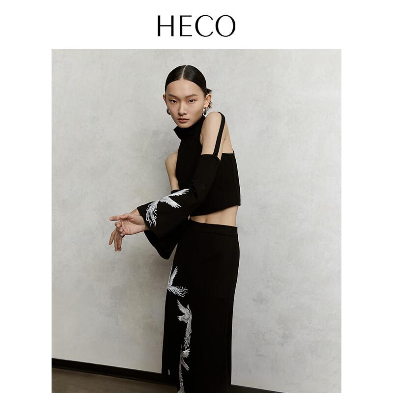 Heco Облако Феникса Новый китайский стиль Комплект: топ и юбка L