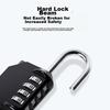 Lehuolvxing Four-Digit Combination Padlock, Luggage Lock, Dormitory Door Lock, Gym Locker Lock, Small Padlock, Small Anti-Theft Lock