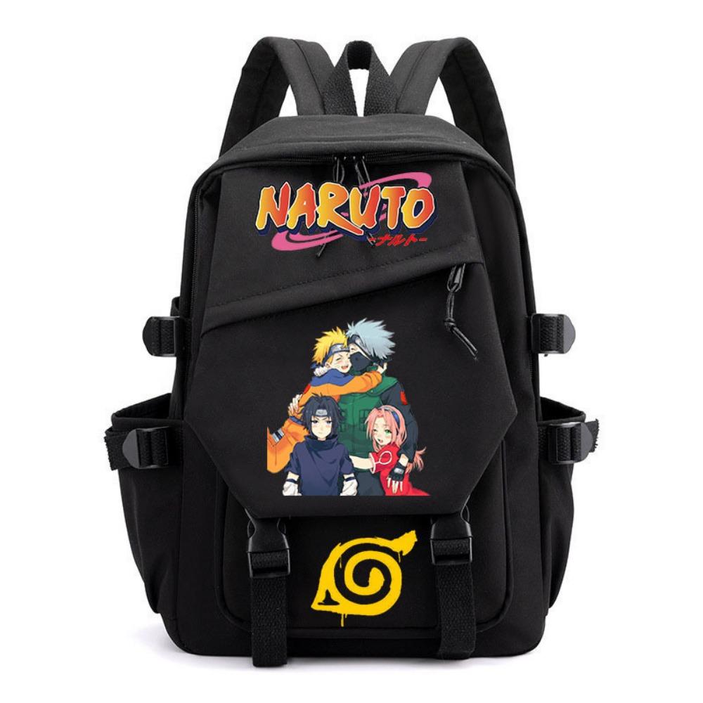 Anime Naruto Schoolbag Children's Backpack Elementary School Bag Boys and Girls Junior High School Students College Students Campus Backpack