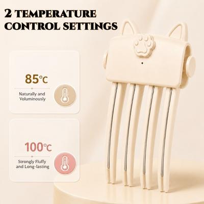 Clip Resistente al Calor para Calentamiento Eléctrico de Raíces del Cabello con Forma Fija Cuidado Diario del Cabello