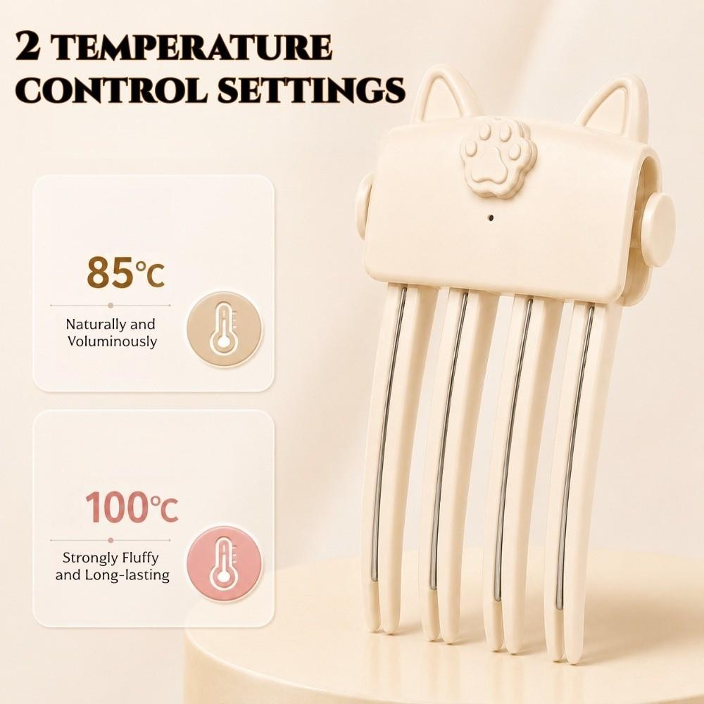 Herramientas DIY Calentamiento Eléctrico Pinza Fija Forma Raíz del Cabello Pinza para Estilizar Cabello Esponjoso Cuidado Diario del Cabello