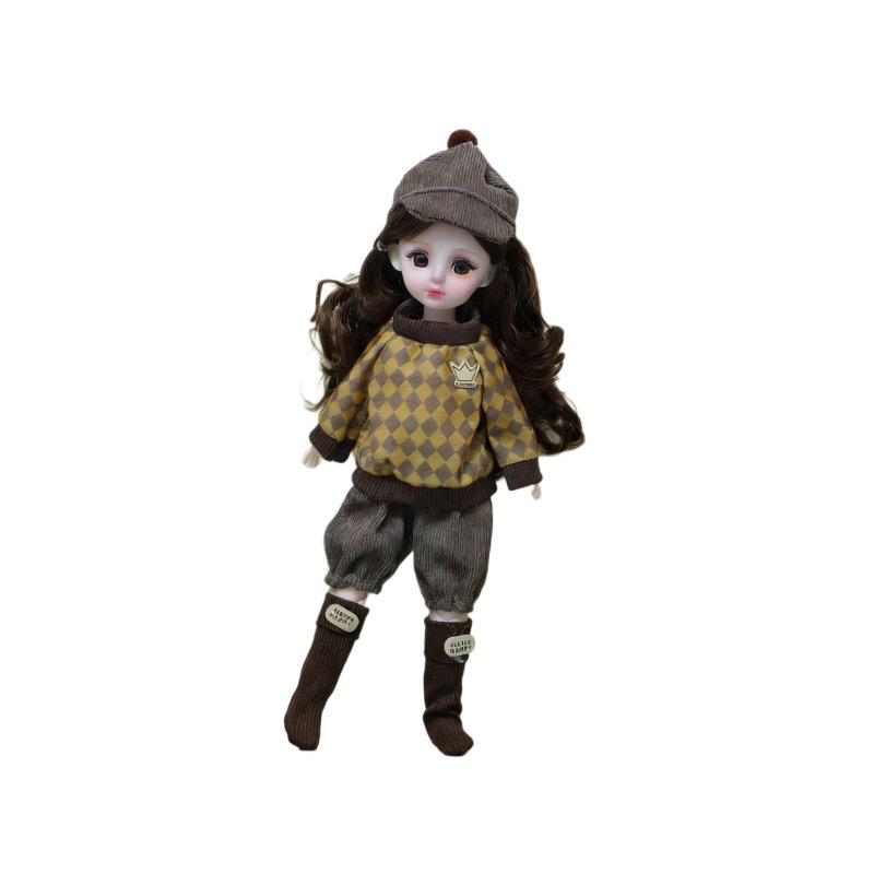 New 30cm Chubby BJD Doll Clothes Set - Cute Lolita Ghost Mom Dress-Up Collection