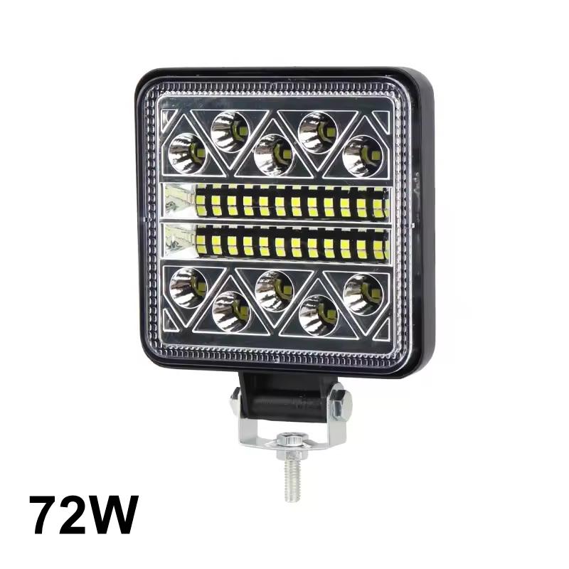 

1Pcs 72W/102W Lightbar Spotlight Offroad Led Work Light Bar 3030 Led 34Smd Square For Tractor Suv Truck Driving Fog Lamp 72W