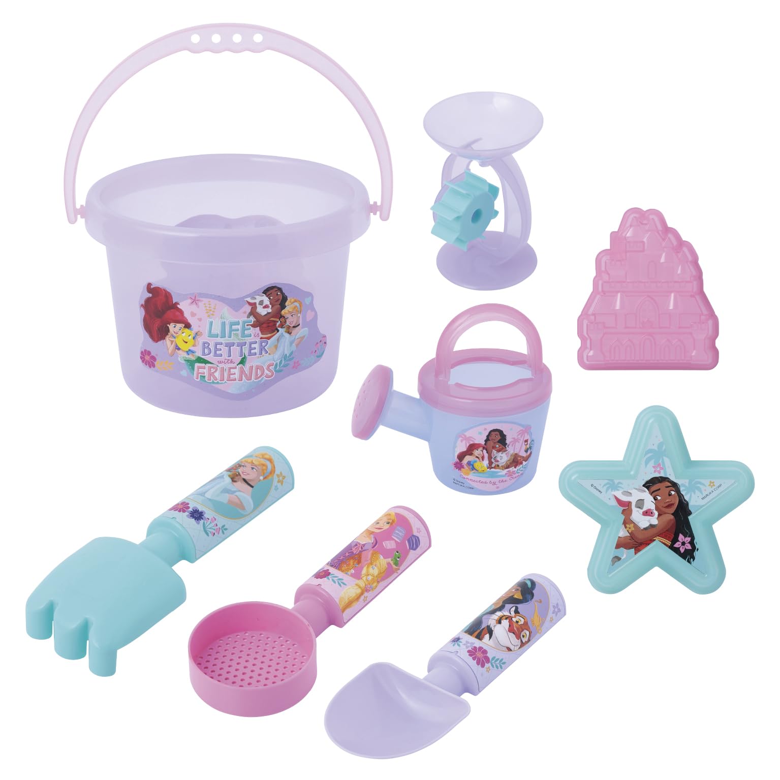 Maruka Disney Princess Bucket Set Water and Sand Play Toy for Ages - 3+ (Item No. 177013)