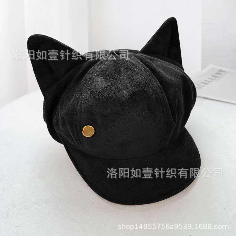 **Women Newsboy Beret Cap Solid Korean British Vintage Visor Face Slimming Hat**