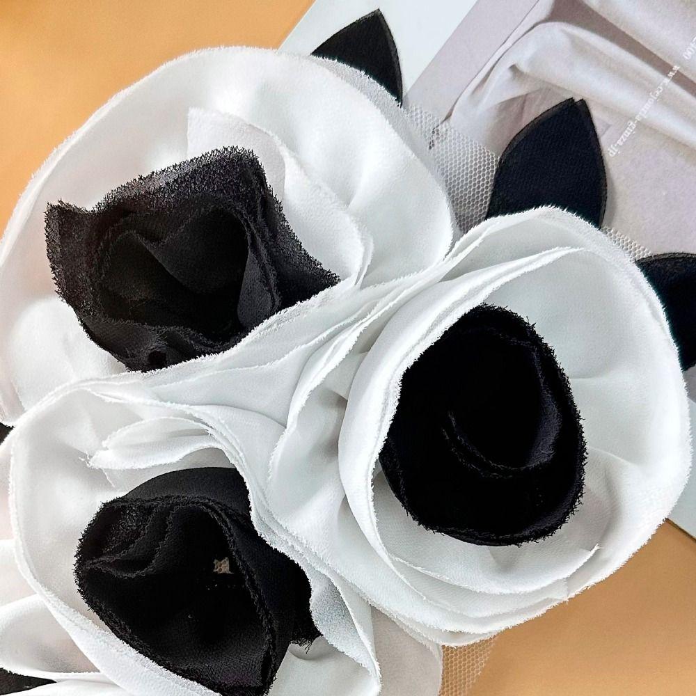 Chest Flower Clothing Patch Artificial Clothes Appliques DIY Large Flower Patch  Sewing