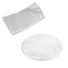 Round Fire Pit Mat Fireproof Outdoor Terrace Barbecue Grill Deck Protection Pad SuppliesSilver Gray