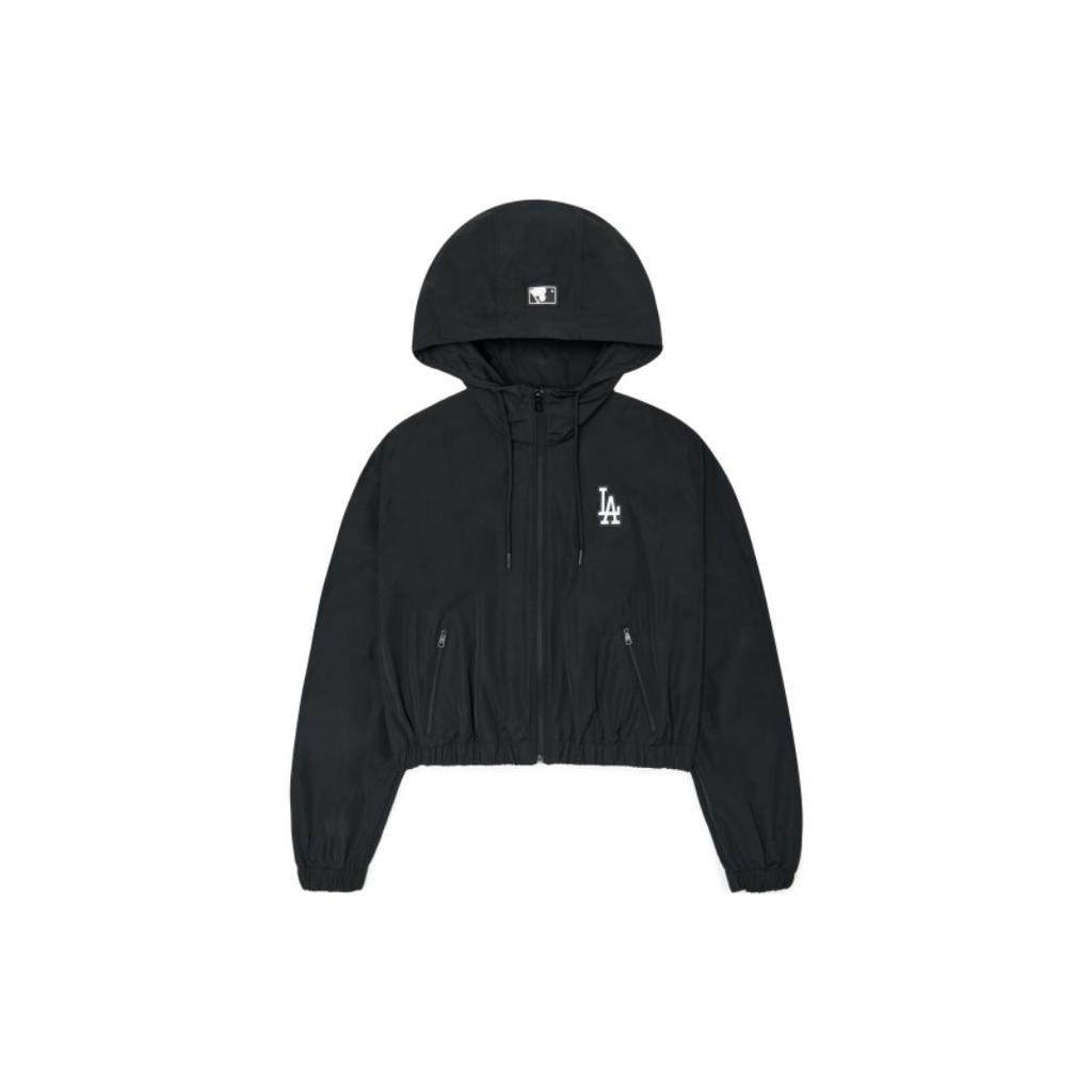 New MLB Jacket Korean Style Women's Black 3FWJB5224-07BKS