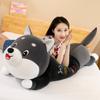 Husky Adorable Lying Pose Plush Toy Girls Bedtime Sleep Companion Holiday Gift