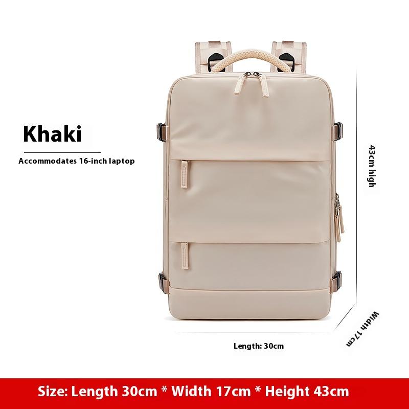 Backpack Large Capacity Men's and Women's Outdoor Travel Bag Waterproof Lightweight Casual Backpack Short Trip Computer Simple School Bag