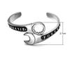 Bracciale Chiave Inglese Uomo Dominante Motociclista Punk Rock Gioiello Regalo Strumento di Riparazione Bracciale Aperto Accessorio per Feste