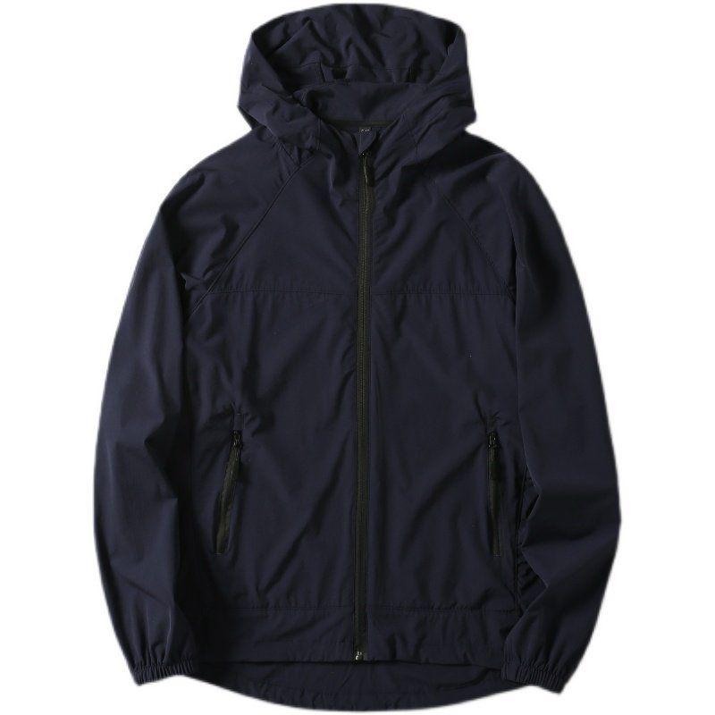 Export Spring & Fall Outdoor Sports and Casual Hooded Jacket Outwear Men's Summer Fishing UV Protection Breathable Sun Protection Clothing
