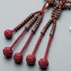Buddhist Altar Shop Takita Shoten Prayer Beads Nichiren Sect Authentic Rosary Beads Rosewood 8 Inches Pure Silk Hanaban Tenbo Kyoto Rosary Real Rosary