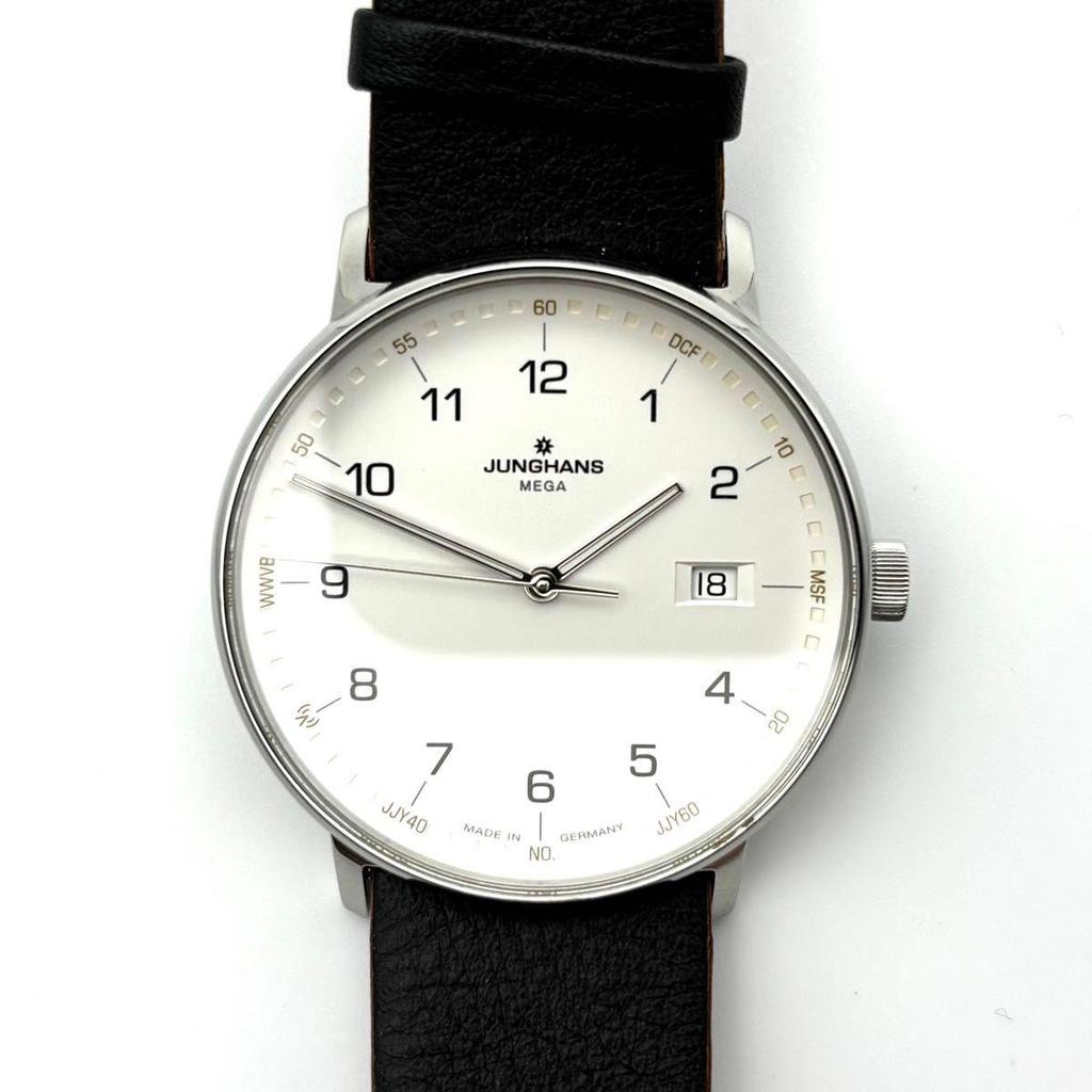 Used [Extremely good condition/working item] Junghans Form Mega Date Radio Quartz Men's