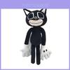 Siren Head Series Black Cat Plush Toy Soft Stuffed Doll Perfect For Horror Fans