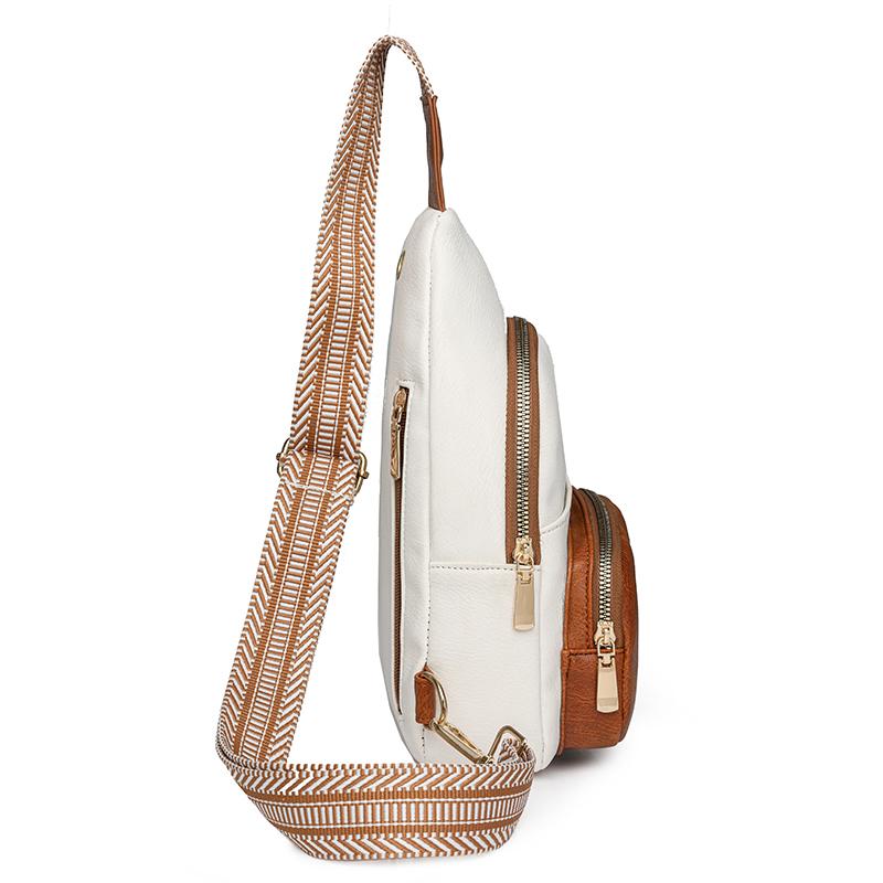 Dámska taška Multifunkčná Crossbody taška Módna Jednoduchá Ramenná Messenger Kabelka Outdoorová PU Kožená Ramenná Taška Nová Denná Taška