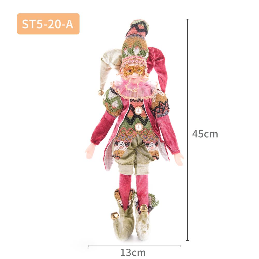 Nouveau coloré mignon noël elfe poupée pendentif décoration de noël joyeux noël Natal nouvel an bonne décoration de la maison cadeau de vacances