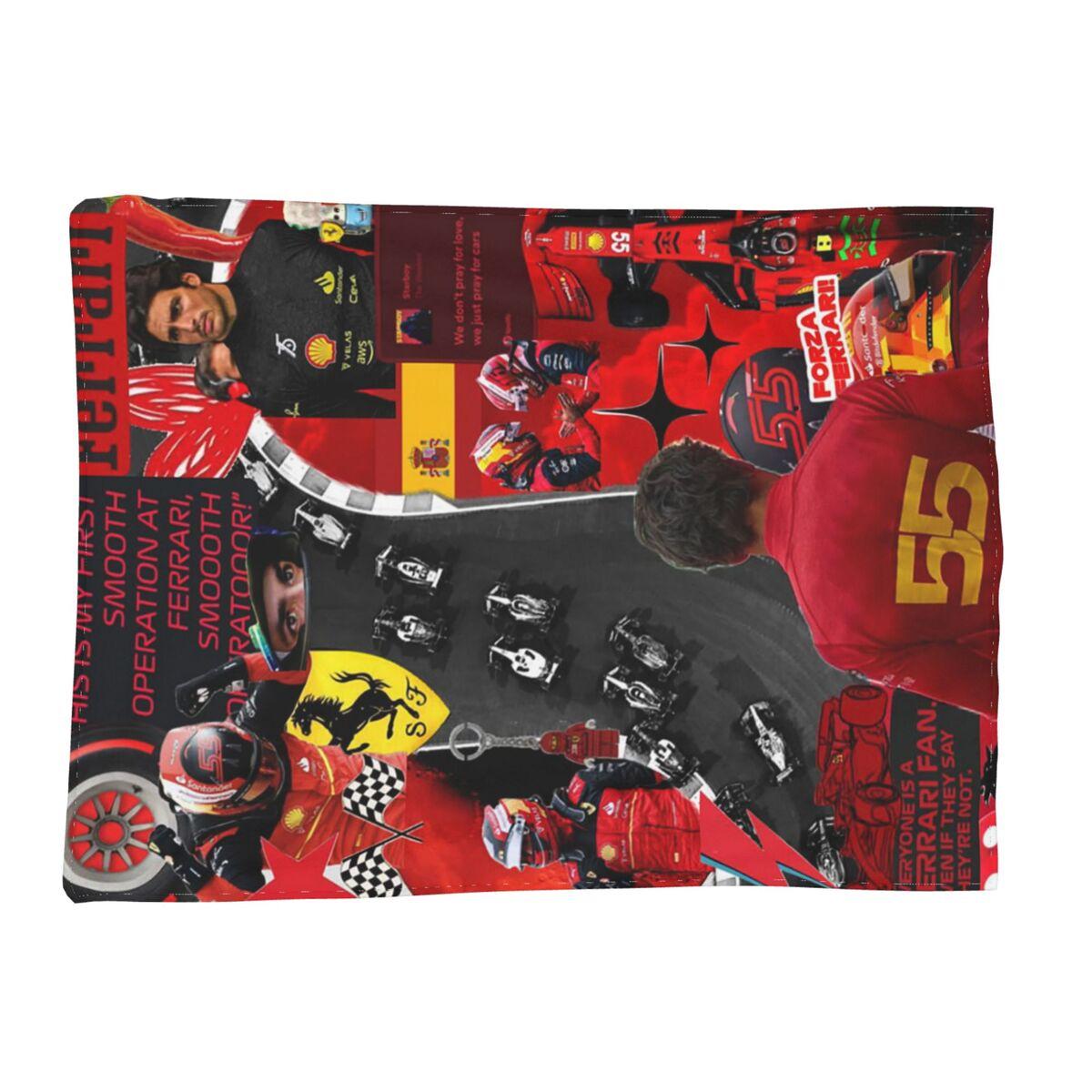 

Carlos Sainz Eras Tour 2025 Blankets Soft Warm Flannel Throw Blanket Bedspread for Bed Living room Picnic Travel Home Sofa 80x120cm