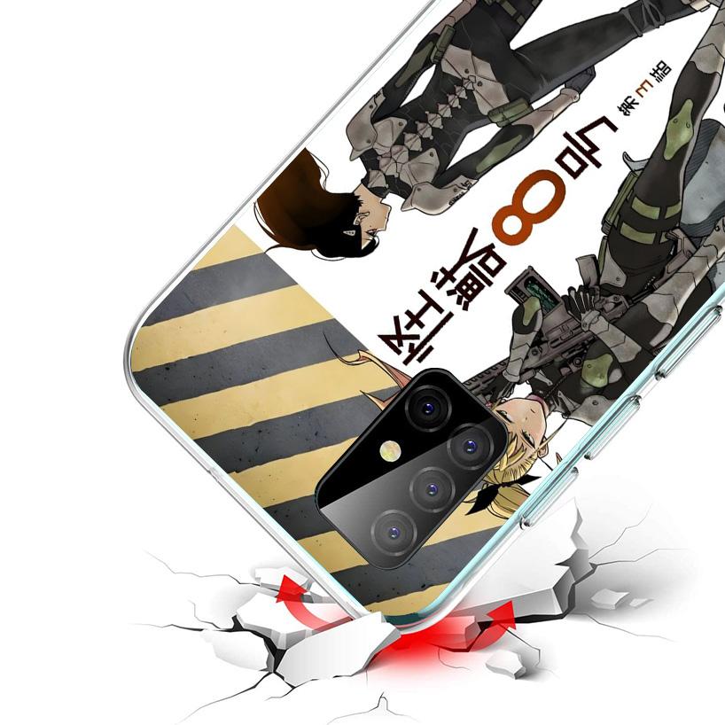 Kaiju No. 8 Anime Cover Phone Case For Samsung Galaxy A12 A22 A32 A52 A72 A02S Phone Case Note 20 Ultra 10 S10 Plus A51 A71 A50S