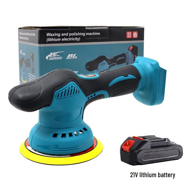 21V Cordless Car Polisher: Adjustable Speed, Handheld Waxer & Grinder with Lithium Battery
