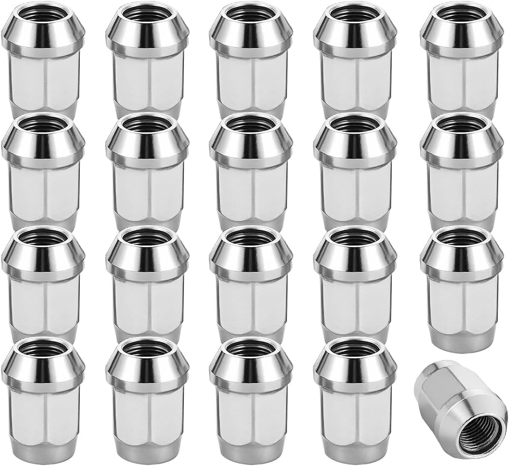 20 pieces of M14x1.5 car wheel nuts closed-end acorn-style steel automotive nut set corrosion-resistant automotive replacement nuts universal
