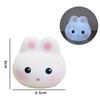Vinyl Panda Night Light Bunny Lamp Cartoon Children's Bedroom Decorative Desk Lamp Present Adorable Animal Night Light Desk Accessories