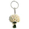 Porte-clés Acrylique Avec Motifs Mignons de Fleurs et de Chats Résistant aux Rayures Pour Bureaux et Usage Scolaire
