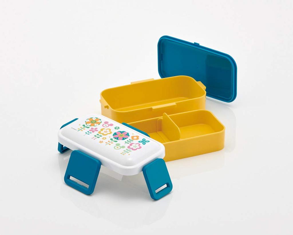 Skater Softly Serving Bento Mitsumaru Made In PFLW4 Dome-Shaped Lid, Two-Tier Box, 600ml, Garden, Disney, Japan,