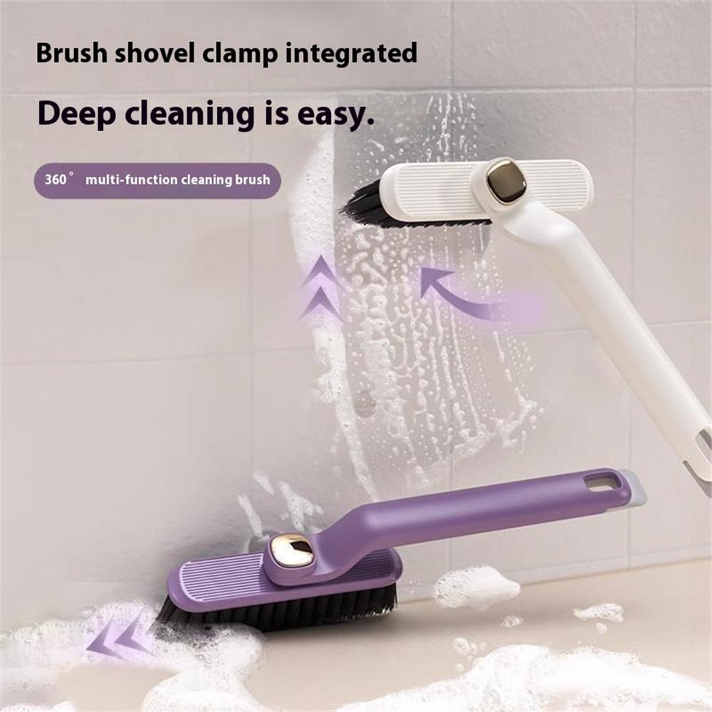 

Rotating Cleaning Brush Hard Bristle Bathroom Tile Scrubber Floor Wall Crevices Grout Cleaning Brush Coffee