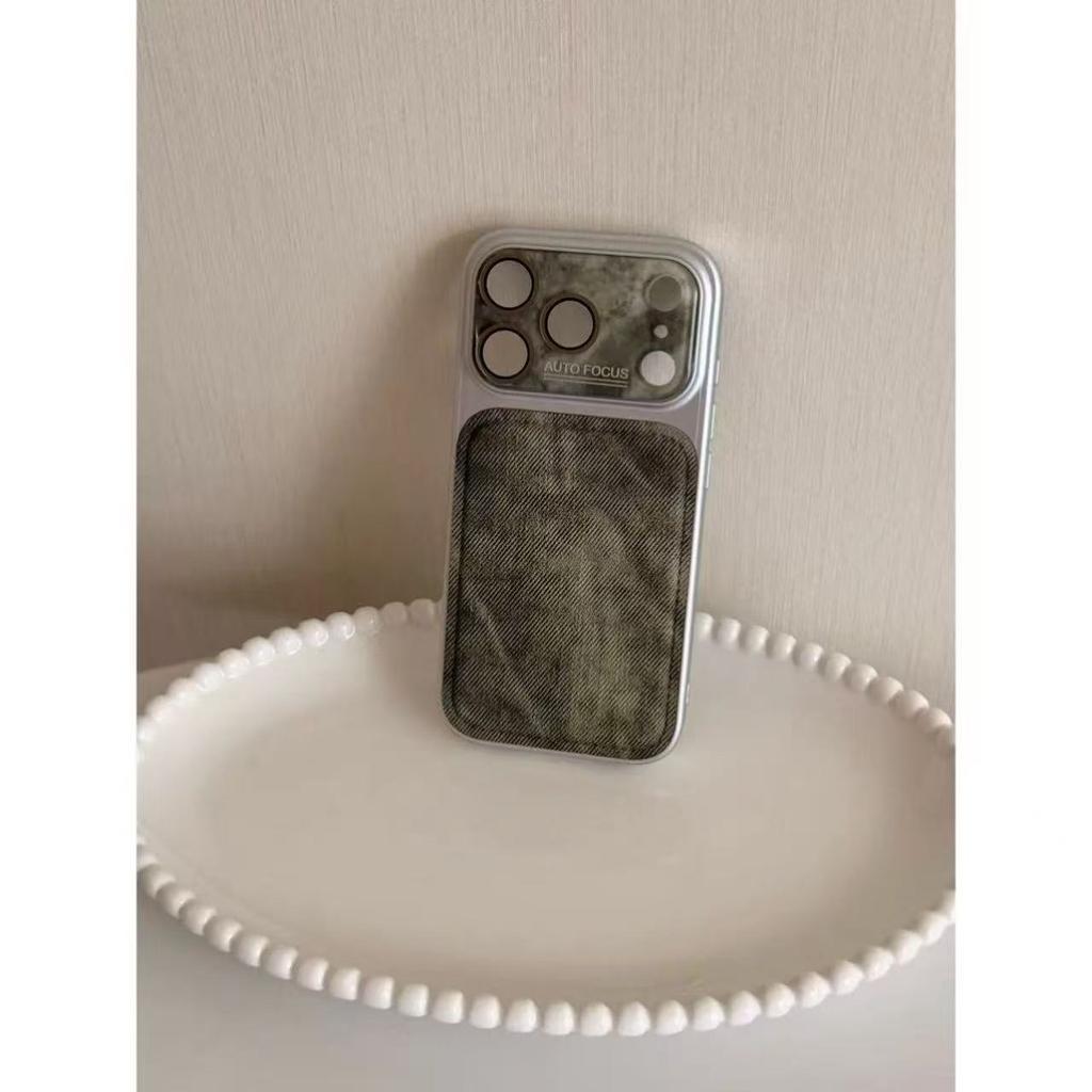 [Gilt denim] Suitable for Apple's own lens film 17promax mobile phone case 15iphone16