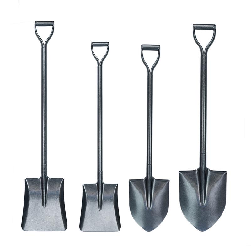 Manganese Steel Iron Shovel for Gardening - Heavy Duty Tool for Planting, Digging, and Outdoor Use