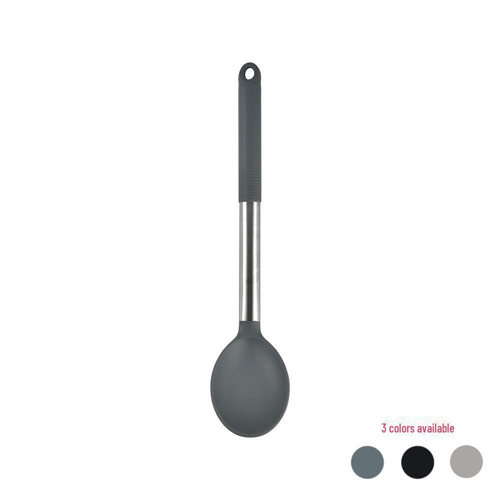 Rotatable 12-Piece Silicone Kitchenware Set: Frying Shovel & Soup Spoon Included