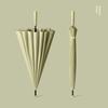 24-Rib Automatic Umbrella, Large Business Straight Umbrella, Double-Handle Factory-Printed Logo Advertising Long-Handle Umbrella