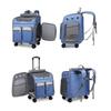 New Wear Resistant Pet Backpack Large Space Silent Universal Wheel Foldable Pull Rod Cat Carrier Cat Backpack Carrier Cat Bag