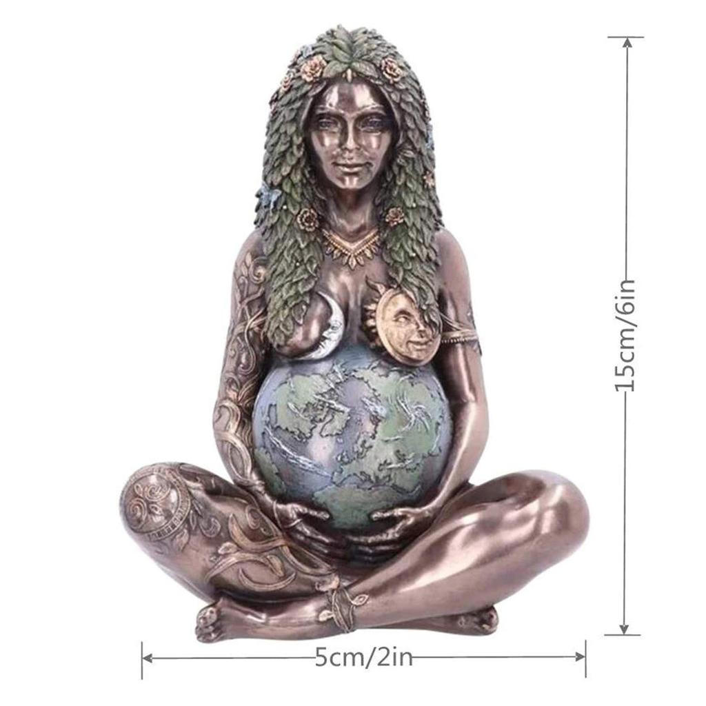 Zeița Pământului Gaia Mama Pământ Statuetă Ornamente