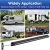 RV Screen Door Closer With Adjustable Tension, Aluminum RV Door Closer Kit, Built-In Spring Automatic Closing Device, Works With Most Camper Travel