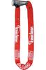 Kaedear Motorcycle Chain Lock with Key 1000mm 6mm Square Chain Key Loss Key Duplication Lock, Chain, Long, Diameter, Heavy-Duty Cylinder, Anti-Theft,