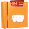 Big Maths Square Ruled Notebooks | Square 1 Inch | 172 Pages | Hard Brown Cover | 15.5 Cm X 19 Cm Approx | Maths Noteboo