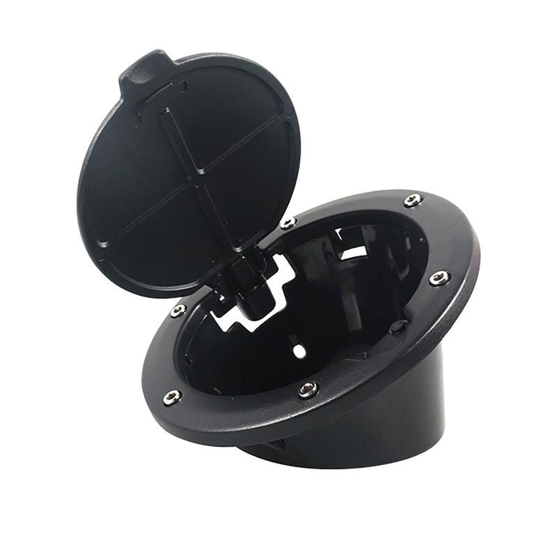 Gas Fuel Tank Cap Cover for Jeep Wrangler JK 2007-2018 & Unlimited Outer Fuel Filling Cover