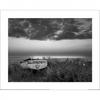 Howard Shooter Suffolk Aldeburgh Boat At Sunset Print