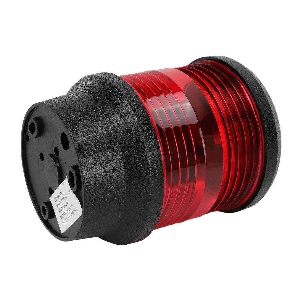Port Side Navigation Light Red Waterproof 360 Degree LED Marine Boat Anchor Lamp 10‑24V