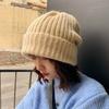 Winter New Stacking Hat Women's Thick Thread Wool Hat Fashionable Versatile Knitted Hat