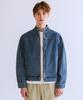 Qt8 Garments Rg Denim Moto Jacket (Blue)