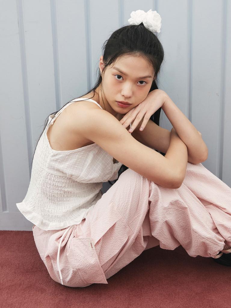 POMME Pocket Cargo Pants (Light Pink)