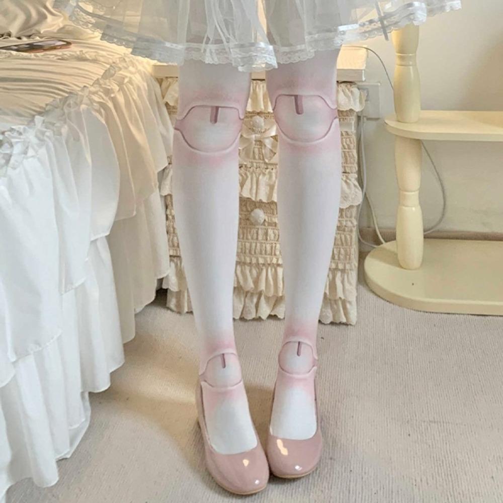 

Velvet Printed Lolita Socks Sweet Style Cotton Material Pantyhose 3D Print Gothic Novelty Joint Doll Socks Summer Autumn XXXS