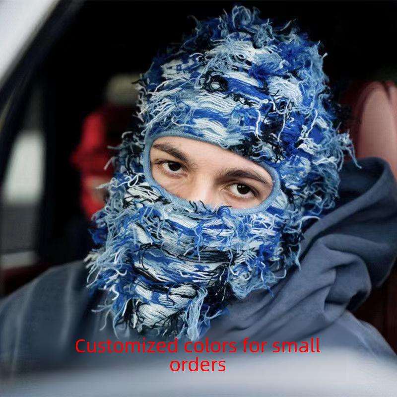 2023 Unisex Camouflage Knitted Balaclava: Personalized Wool Hat